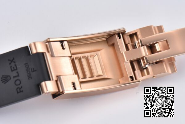 7 2 Rolex Yacht-Master 126655 Clean Factory 1:1 Best Edition Black Ceramic Bezel på Oysterflex Strap VR3235