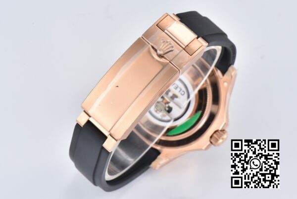 9 3 Rolex Yacht-Master 126655 Clean Factory 1:1 Best Edition Black Ceramic Bezel på Oysterflex Strap VR3235