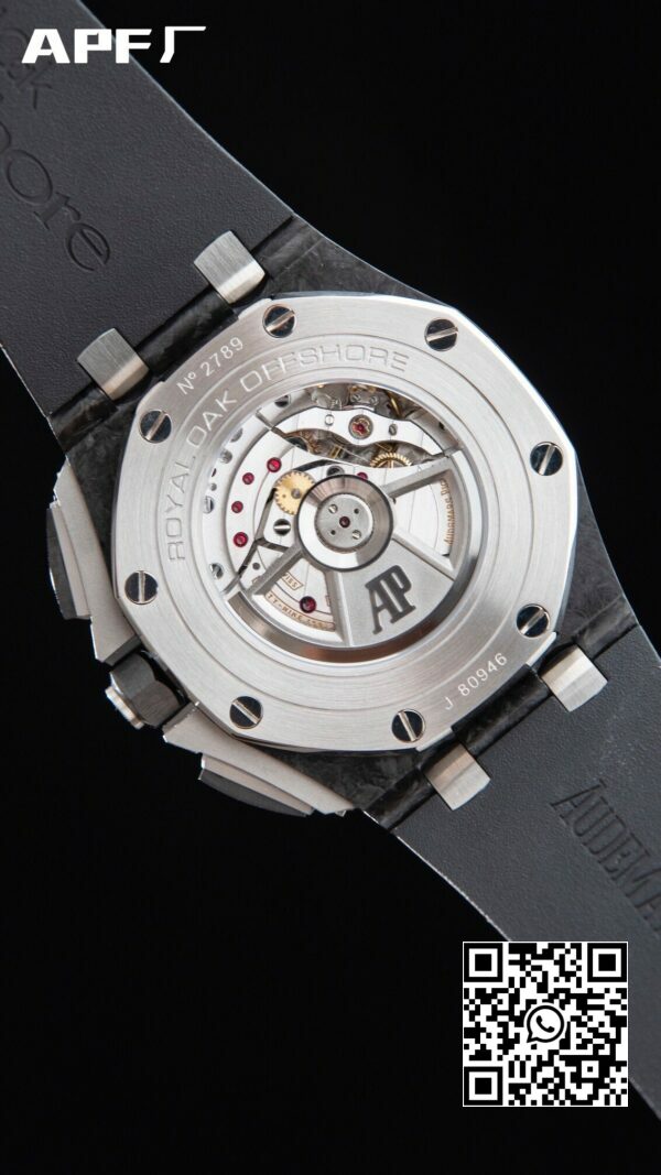 Audemars Piguet Royal Oak Offshore 44mm Black Carbon Fiber APF Factory 11 Best Edition Black Dial 7 Audemars Piguet Royal Oak Offshore 44mm Black Carbon Fiber APF Factory 1:1 Best Edition Black Dial