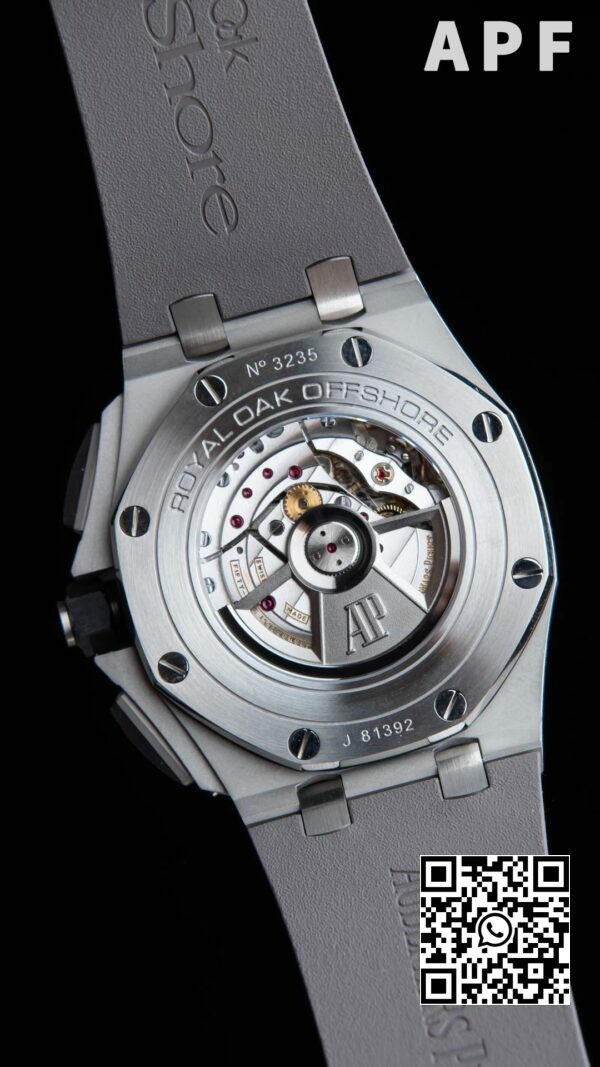 Audemars Piguet Royal Oak Offshore 44mm sort keramisk APF Factory 11 Best Edition Grå urskive 9 Audemars Piguet Royal Oak Offshore 44mm Black Ceramic APF Factory 1:1 Best Edition Grå skive