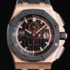 Audemars Piguet Royal Oak Offshore 44mm RG Lunetta in ceramica APF Factory 11 Best Edition Quadrante nero 2 Audemars Piguet Royal Oak Offshore 44mm RG Lunetta in ceramica APF Factory 1:1 Best Edition Quadrante nero