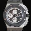 Audemars Piguet Royal Oak Offshore 44mm SS musta keraaminen kehys APF Factory 11 Best Edition BlackWhite kellotaulu 2 Audemars Piguet Royal Oak Offshore 44mm SS musta keraaminen kehys APF Factory 1:1 Best Edition musta/valkoinen kellotaulu