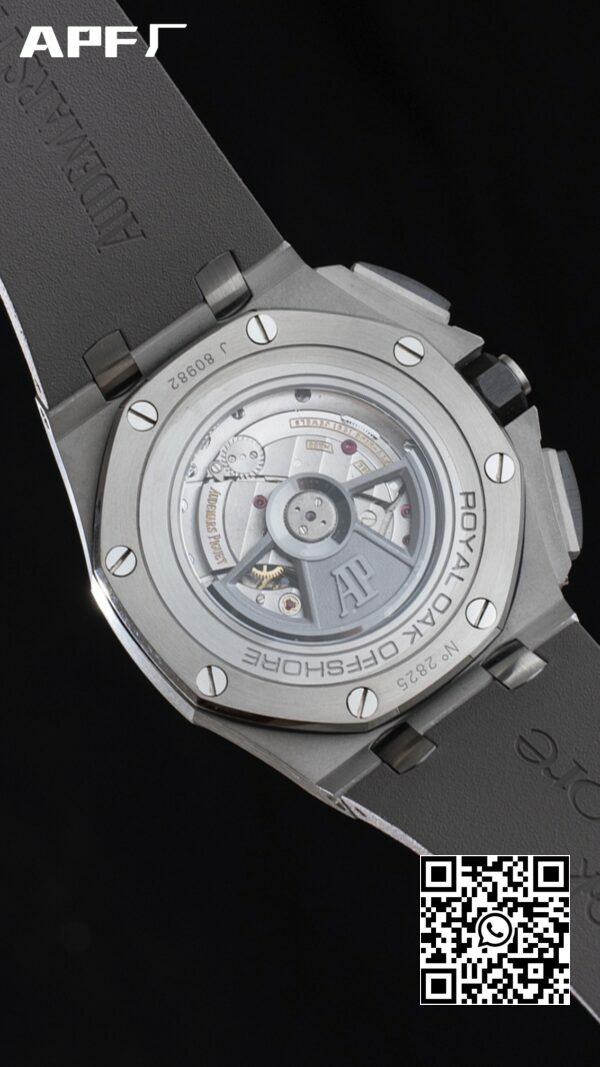 Audemars Piguet Royal Oak Offshore 44mm SS Black Ceramic Bezel APF Factory 11 Best Edition BlackWhite Dial 6 Audemars Piguet Royal Oak Offshore 44mm SS Black Ceramic Bezel APF Factory 1:1 Best Edition Black/White Dial