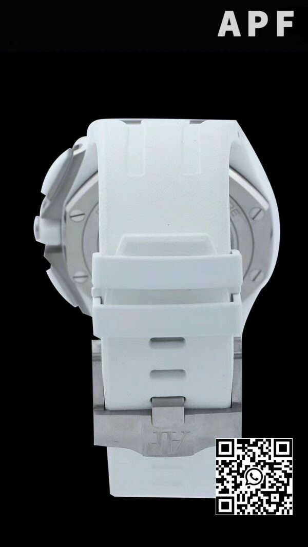 Audemars Piguet Royal Oak Offshore 44 mm hvid keramisk APF Factory 11 Best Edition hvid urskive 1 Audemars Piguet Royal Oak Offshore 44 mm hvid keramisk APF Factory 1:1 Best Edition hvid urskive