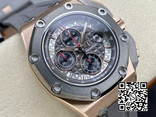 Audemars Piguet Royal Oak Offshore Schumacher RG APF Factory Best Edition GreyBlack Dial 2 Audemars Piguet Royal Oak Offshore Schumacher RG APF Factory Best Edition harmaa/musta kellotaulu