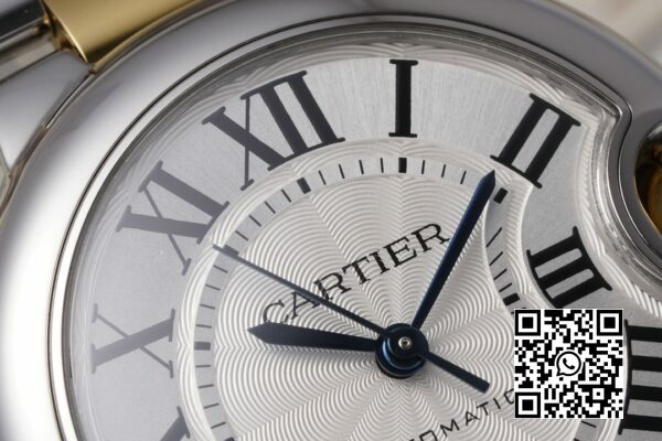 Cartier Ballon Bleu Ladies W2BB0010 28mm SSYG AF Factory 11 Best Edition valkoinen kellotaulu 7 Cartier Ballon Bleu Ladies W2BB0010 28mm SS/YG AF Factory 1:1 Best Edition valkoinen kellotaulu