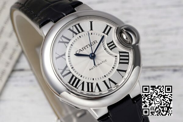Cartier Ballon Bleu W6920085 33mm SS AF Factory 11 Best Edition Silver Dial 1 Cartier Ballon Bleu W6920085 33mm SS AF Factory 1:1 Best Edition Silver Dial