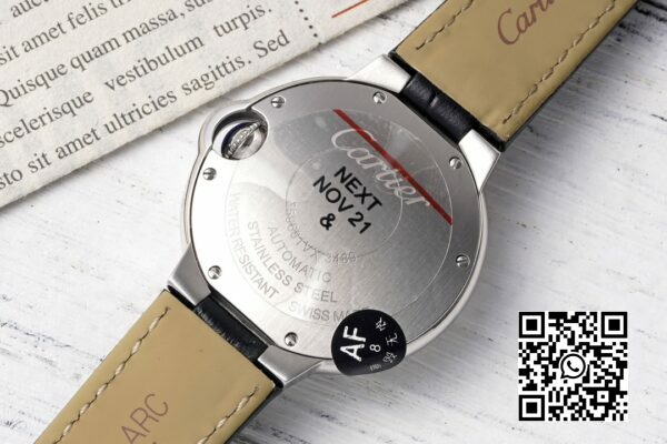 Cartier Ballon Bleu W6920085 33mm SS AF Factory 11 Best Edition Silver Dial 3 Cartier Ballon Bleu W6920085 33mm SS AF Factory 1:1 Best Edition Silver Dial