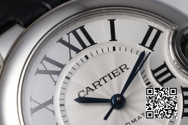 Cartier Ballon Bleu W6920085 33mm SS AF Factory 11 Best Edition Silver Dial 8 Cartier Ballon Bleu W6920085 33mm SS AF Factory 1:1 Best Edition Silver Dial