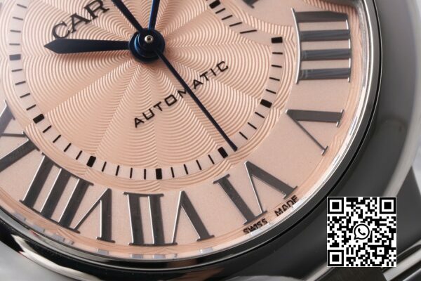 Cartier Ballon Bleu W6920100 33 mm SS AF Factory 11 Meilleure édition Cadran rose 5 Cartier Ballon Bleu W6920100 33 mm SS AF Factory 1:1 Meilleure édition Cadran rose