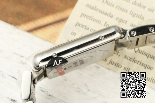 Cartier Tank Must SS 25,5 mm AF Factory 11 Best Edition Biała tarcza 3 Cartier Tank Must SS 25,5 mm AF Factory 1:1 Best Edition Biała tarcza