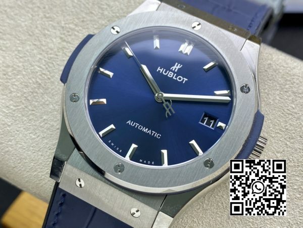 HUBLOT Classic Fusion 42mm 542.NX .7170.LR Titanium WWF Factory 11 Best Edition Blue Dial 4 HUBLOT Classic Fusion 42mm 542.NX.7170.LR Titanium WWF Factory 1:1 Best Edition Blue Dial