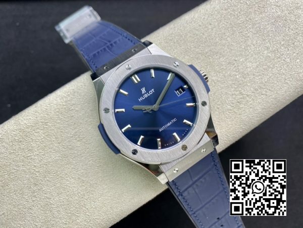 HUBLOT Classic Fusion 42mm 542.NX .7170.LR Titanium WWF Factory 11 Best Edition Blue Dial 5 HUBLOT Classic Fusion 42mm 542.NX.7170.LR Titanium WWF Factory 1:1 Best Edition Blue Dial