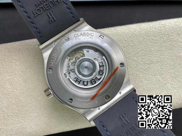 HUBLOT Classic Fusion 42mm 542.NX .7170.LR Titanium WWF Factory 11 Best Edition Blue Dial 8 HUBLOT Classic Fusion 42mm 542.NX.7170.LR Titanium WWF Factory 1:1 Best Edition Blue Dial