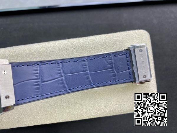 HUBLOT Classic Fusion 42mm 542.NX .7170.LR Titanium WWF Factory 11 Best Edition Blue Kellotaulu 9 HUBLOT Classic Fusion 42mm 542.NX.7170.LR Titanium WWF Factory 1:1 Best Edition Blue Dial