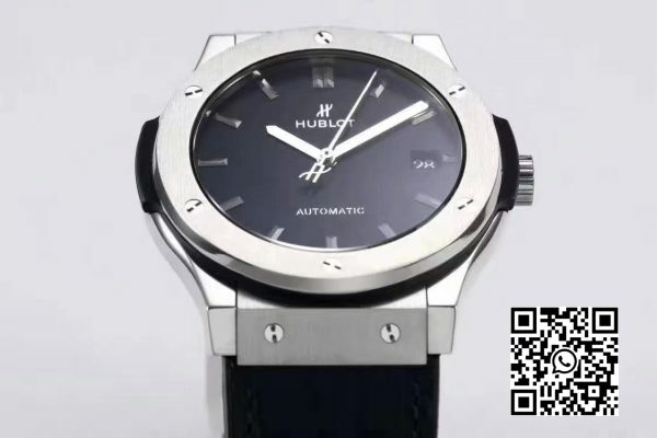 HUBLOT Classic Fusion 45mm 511.NX .1171.LR Titanium WWF Factory 11 Best Edition Black Dial 4 HUBLOT Classic Fusion 45mm 511.NX.1171.LR Titanium WWF Factory 1:1 Best Edition Black Dial
