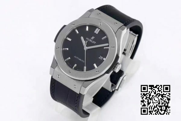 HUBLOT Classic Fusion 45mm 511.NX .1171.LR Titanium WWF Factory 11 Best Edition Black Dial 5 HUBLOT Classic Fusion 45mm 511.NX.1171.LR Titanium WWF Factory 1:1 Best Edition Black Dial