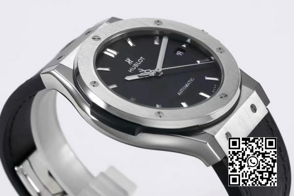 HUBLOT Classic Fusion 45mm 511.NX .1171.LR Titanium WWF Factory 11 Best Edition Black Dial 7 HUBLOT Classic Fusion 45mm 511.NX.1171.LR Titanium WWF Factory 1:1 Best Edition Black Dial