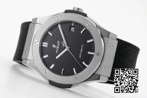 HUBLOT Classic Fusion 45mm 511.NX .1171.LR Titanium WWF Factory 11 Best Edition Black Dial 8 HUBLOT Classic Fusion 45mm 511.NX.1171.LR Titanium WWF Factory 1:1 Best Edition Black Dial