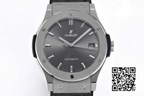 HUBLOT Classic Fusion 45 mm 511.NX .7071.LR Tytan WWF Factory 11 Najlepsza edycja Szara tarcza 3 HUBLOT Classic Fusion 45 mm 511.NX.7071.LR Tytan WWF Factory 1:1 Najlepsza edycja Szara tarcza