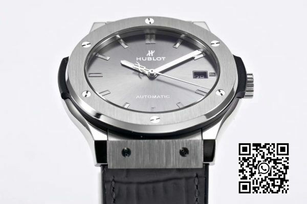 HUBLOT Classic Fusion 45 mm 511.NX .7071.LR Tytan WWF Factory 11 Najlepsza edycja Szara tarcza 4 HUBLOT Classic Fusion 45 mm 511.NX.7071.LR Tytan WWF Factory 1:1 Najlepsza edycja Szara tarcza