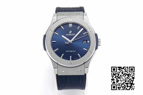 HUBLOT Classic Fusion 45mm 511.NX.7170.LR Titanio WWF Factory 11 Quadrante blu Best Edition 2 HUBLOT Classic Fusion 45mm 511.NX.7170.LR Titanio WWF Factory 1:1 Quadrante blu Best Edition