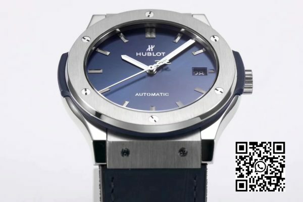 HUBLOT Classic Fusion 45mm 511.NX .7170.LR Titanium WWF Factory 11 Best Edition Blue Dial 4 HUBLOT Classic Fusion 45mm 511.NX.7170.LR Titanium WWF Factory 1:1 Best Edition Blue Dial