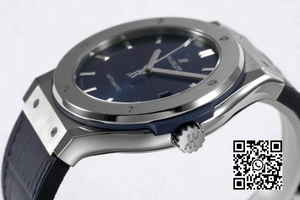 HUBLOT Classic Fusion 45mm 511.NX .7170.LR Titanium WWF Factory 11 Best Edition Blue Dial 6 HUBLOT Classic Fusion 45mm 511.NX.7170.LR Titanium WWF Factory 1:1 Best Edition Blue Dial