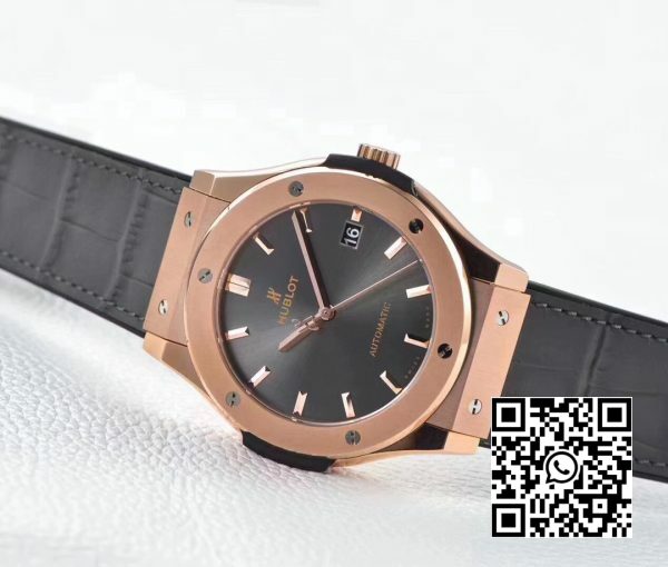 HUBLOT Classic Fusion 45 mm 511.OX.7081.LR RG WWF Factory 11 Meilleure édition Cadran gris 3 HUBLOT Classic Fusion 45 mm 511.OX.7081.LR RG WWF Factory 1:1 Meilleure édition Cadran gris