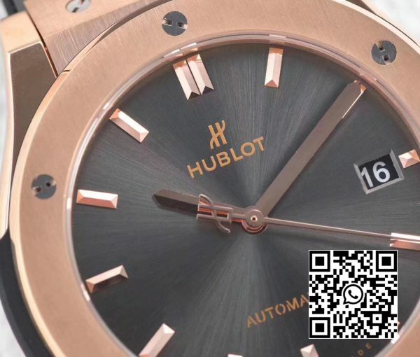 HUBLOT Classic Fusion 45 mm 511.OX.7081.LR RG WWF Factory 11 Meilleure édition Cadran gris 4 HUBLOT Classic Fusion 45 mm 511.OX.7081.LR RG WWF Factory 1:1 Meilleure édition Cadran gris