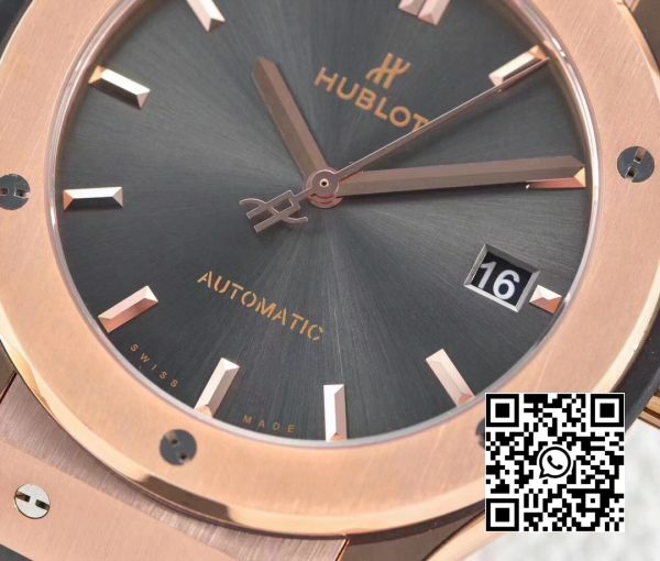 HUBLOT Classic Fusion 45 mm 511.OX .7081.LR RG WWF Factory 11 Meilleure édition Cadran gris 5 HUBLOT Classic Fusion 45 mm 511.OX.7081.LR RG WWF Factory 1:1 Meilleure édition Cadran gris