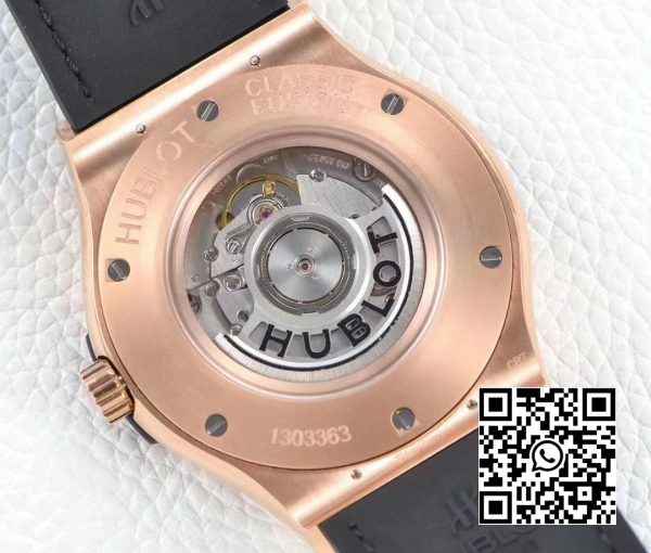 HUBLOT Classic Fusion 45 mm 511.OX.7081.LR RG WWF Factory 11 Meilleure édition Cadran gris 8 HUBLOT Classic Fusion 45 mm 511.OX.7081.LR RG WWF Factory 1:1 Meilleure édition Cadran gris