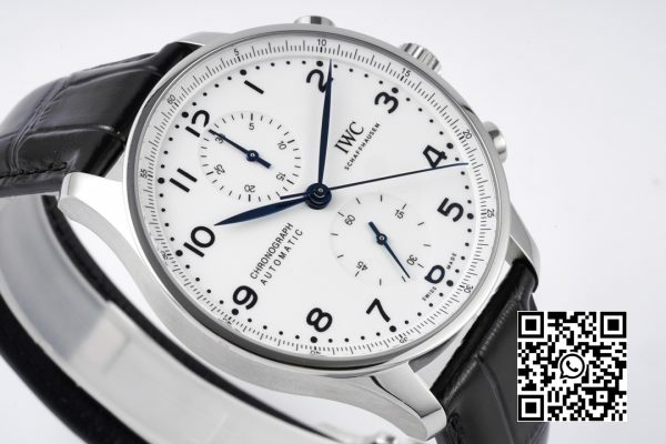 IWC Portugieser Chronograph Edition 150 Years IW371602 ZF Factory 11 Beste Edition Weißes Zifferblatt 3 IWC Portugieser Chronograph Edition “150 Years” IW371602 ZF Factory 1:1 Beste Edition Weißes Zifferblatt
