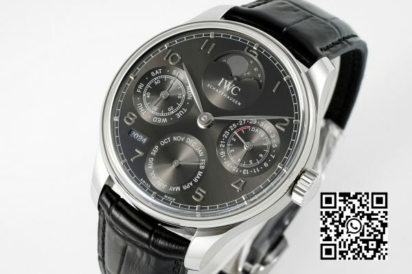 IWC Portugieser Calendário Perpétuo IW503301 SS APS Fábrica 11 Melhor Edição Mostrador Cinza 4 IWC Portugieser Calendário Perpétuo IW503301 SS APS Fábrica 1:1 Melhor Edição Mostrador Cinza