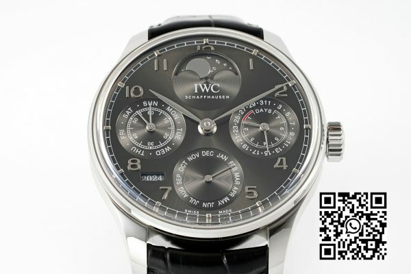 IWC Portugieser Calendário Perpétuo IW503301 SS APS Fábrica 11 Melhor Edição Mostrador Cinza 5 IWC Portugieser Calendário Perpétuo IW503301 SS APS Fábrica 1:1 Melhor Edição Mostrador Cinza