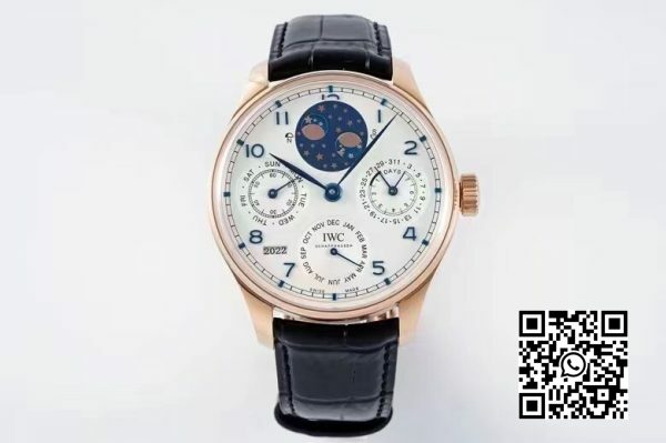 IWC Portugieser Calendrier Perpétuel IW503302 RG APS Factory 11 Meilleure Édition Cadran Blanc 2 IWC Portugieser Calendrier Perpétuel IW503302 RG APS Factory 1:1 Meilleure Édition Cadran Blanc