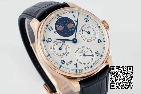 IWC Portugieser Calendrier Perpétuel IW503302 RG APS Factory 11 Meilleure Édition Cadran Blanc 5 IWC Portugieser Calendrier Perpétuel IW503302 RG APS Factory 1:1 Meilleure Édition Cadran Blanc