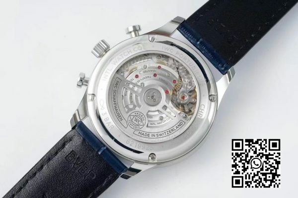 IWC Portuguese Chrono IW371620 APS Factory 11 Best Edition WhiteBlue Dial 1 IWC Portuguese Chrono IW371620 APS Factory 1:1 Best Edition White/Blue Dial