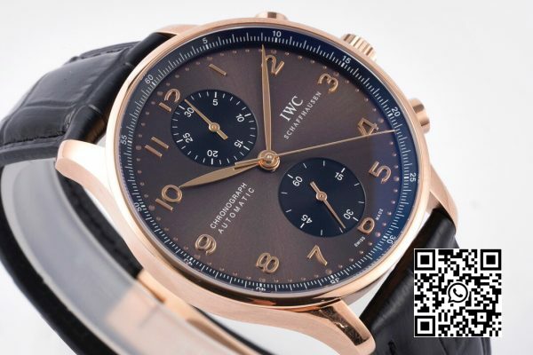 IWC ポルトギーゼ クロノグラフ IW371482 RG ZF ファクトリー 11 ベストエディション グレー文字盤 3 IWC ポルトギーゼ クロノグラフ IW371482 RG ZF ファクトリー 1:1 ベストエディション グレー文字盤