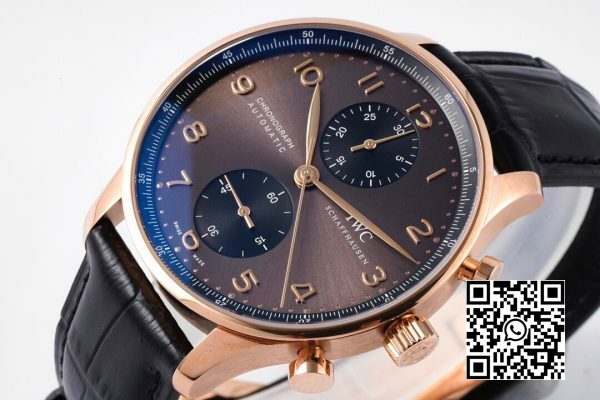 IWC ポルトギーゼ クロノグラフ IW371482 RG ZF ファクトリー 11 ベストエディション グレー文字盤 5 IWC ポルトギーゼ クロノグラフ IW371482 RG ZF ファクトリー 1:1 ベストエディション グレー文字盤