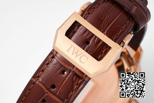 IWC portugalski chronograf IW371482 RG ZF Factory 11 Best Edition biała tarcza 1 IWC portugalski chronograf IW371482 RG ZF Factory 1:1 Best Edition biała tarcza