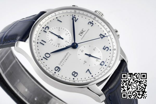 IWC برتغالي كرونوغراف IW371605 ZF Factory 11 أفضل إصدار مينا بيضاء 3 IWC برتغالية كرونوغراف IW371605 ZF Factory 1:1 أفضل إصدار مينا بيضاء