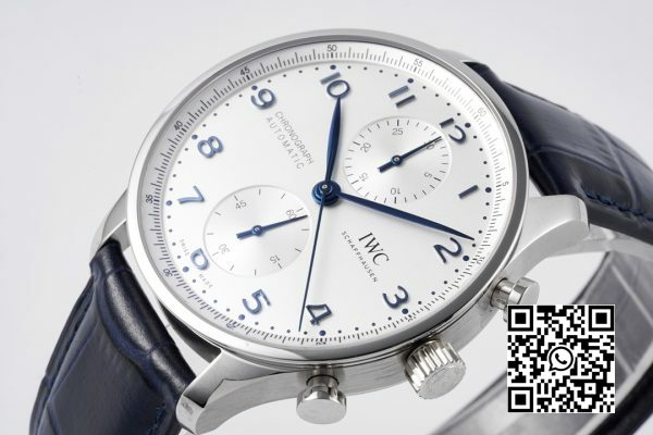 IWC برتغالي كرونوغراف IW371605 ZF Factory 11 أفضل إصدار مينا بيضاء 4 IWC برتغالية كرونوغراف IW371605 ZF Factory 1:1 أفضل إصدار مينا بيضاء
