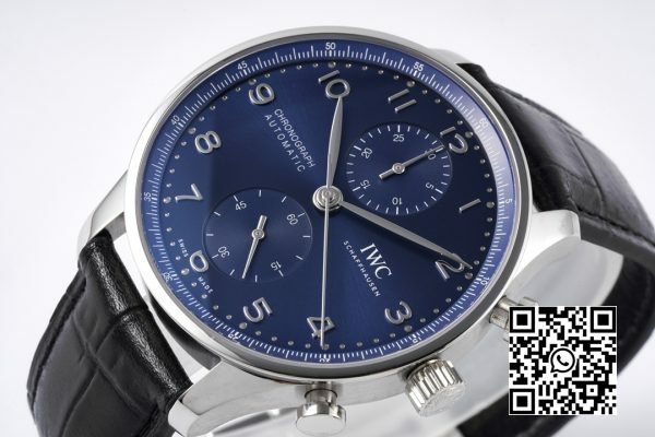 IWC Cronografo Portoghese IW371606 ZF Factory 11 Migliore Edizione Quadrante Blu 3 IWC Cronografo Portoghese IW371606 ZF Factory 1:1 Migliore Edizione Quadrante Blu