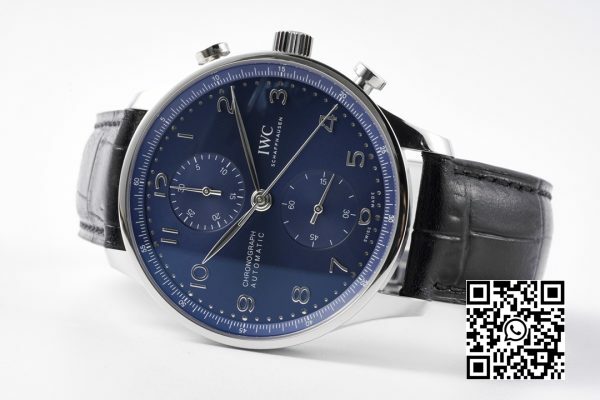IWC Cronografo Portoghese IW371606 ZF Factory 11 Migliore Edizione Quadrante Blu 5 IWC Cronografo Portoghese IW371606 ZF Factory 1:1 Migliore Edizione Quadrante Blu