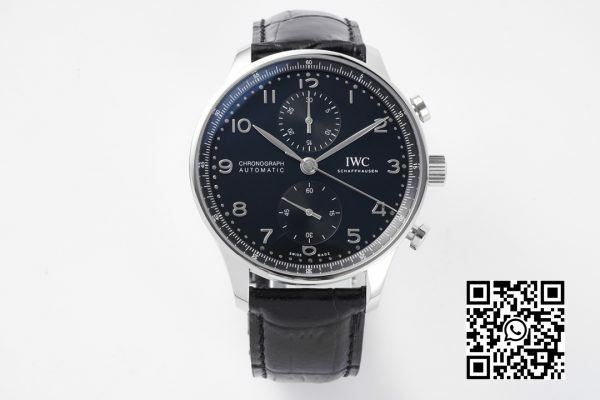 IWC Portugais Chronographe IW371609 ZF Factory 11 Meilleure édition Cadran noir 2 IWC Portugais Chronographe IW371609 ZF Factory 1:1 Meilleure édition Cadran noir