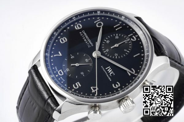 IWC Portugais Chronographe IW371609 ZF Factory 11 Meilleure édition Cadran noir 4 IWC Portugais Chronographe IW371609 ZF Factory 1:1 Meilleure édition Cadran noir