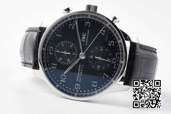 IWC Portugais Chronographe IW371609 ZF Factory 11 Meilleure édition Cadran noir 5 IWC Portugais Chronographe IW371609 ZF Factory 1:1 Meilleure édition Cadran noir