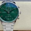 IWC Portuguese Chronograph IW371615 ZF Factory 11 Best Edition Green Dial 3 IWC Portuguese Chronograph IW371615 ZF Factory 1:1 Best Edition Green Dial