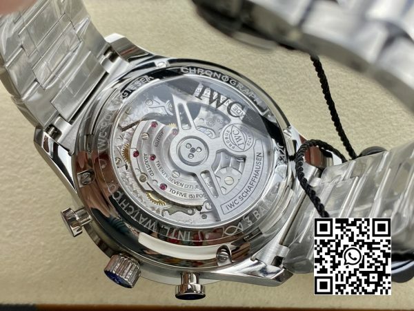IWC Portuguese Chronograph IW371615 ZF Factory 11 Best Edition Green Dial 9 IWC Portuguese Chronograph IW371615 ZF Factory 1:1 Best Edition Green Dial
